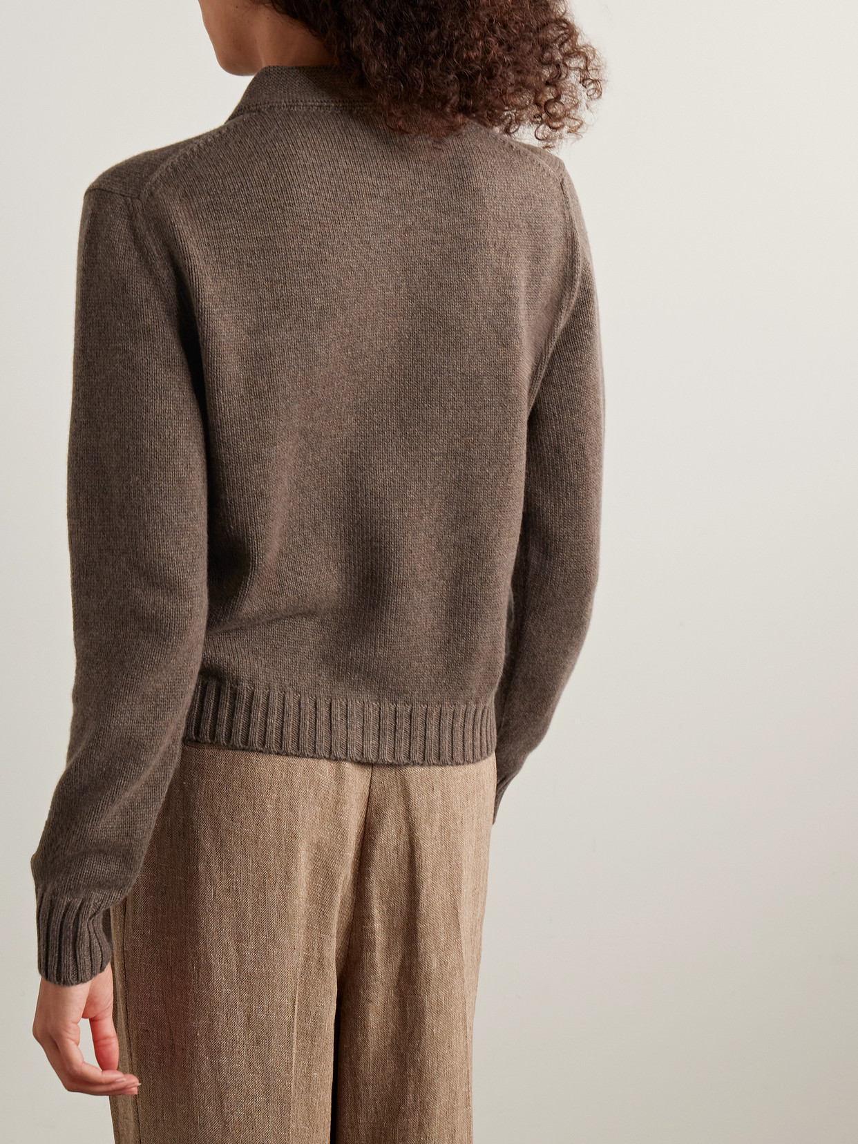 Loro Piana Parksville Cashmere Jacket In Brown