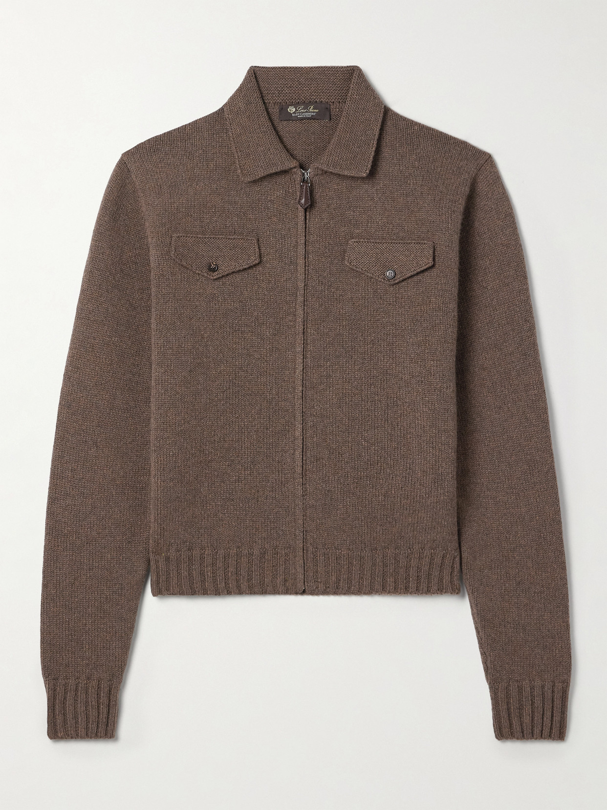 Loro Piana Parksville Cashmere Jacket In Brown