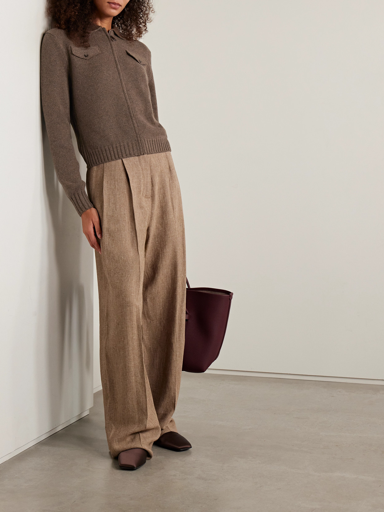 Loro Piana Parksville Cashmere Jacket In Brown