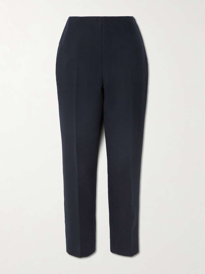 Loro Piana Ralph Pleated Cashmere Straight-leg Pants