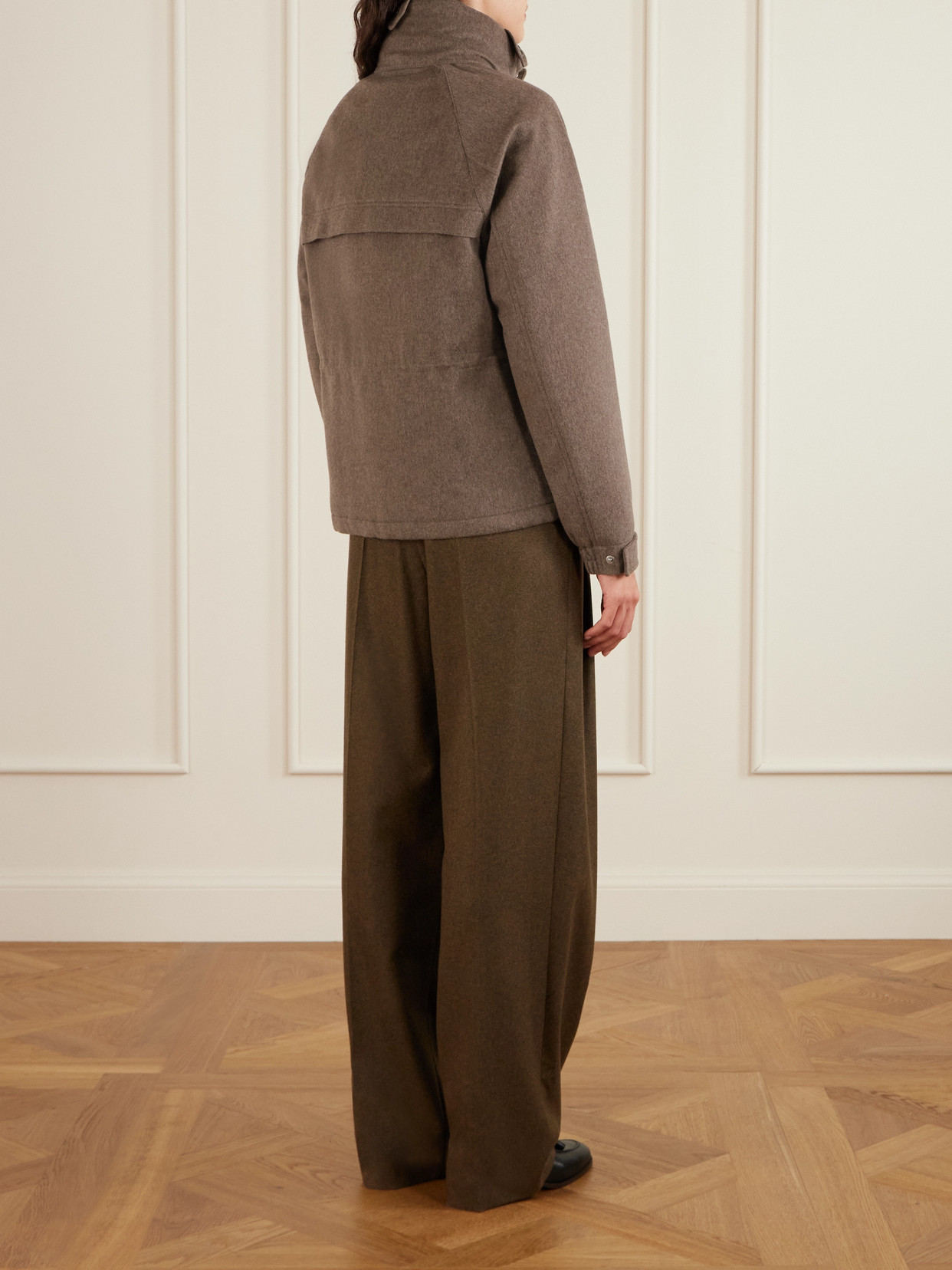 Loro Piana Cashmere Jacket In Brown