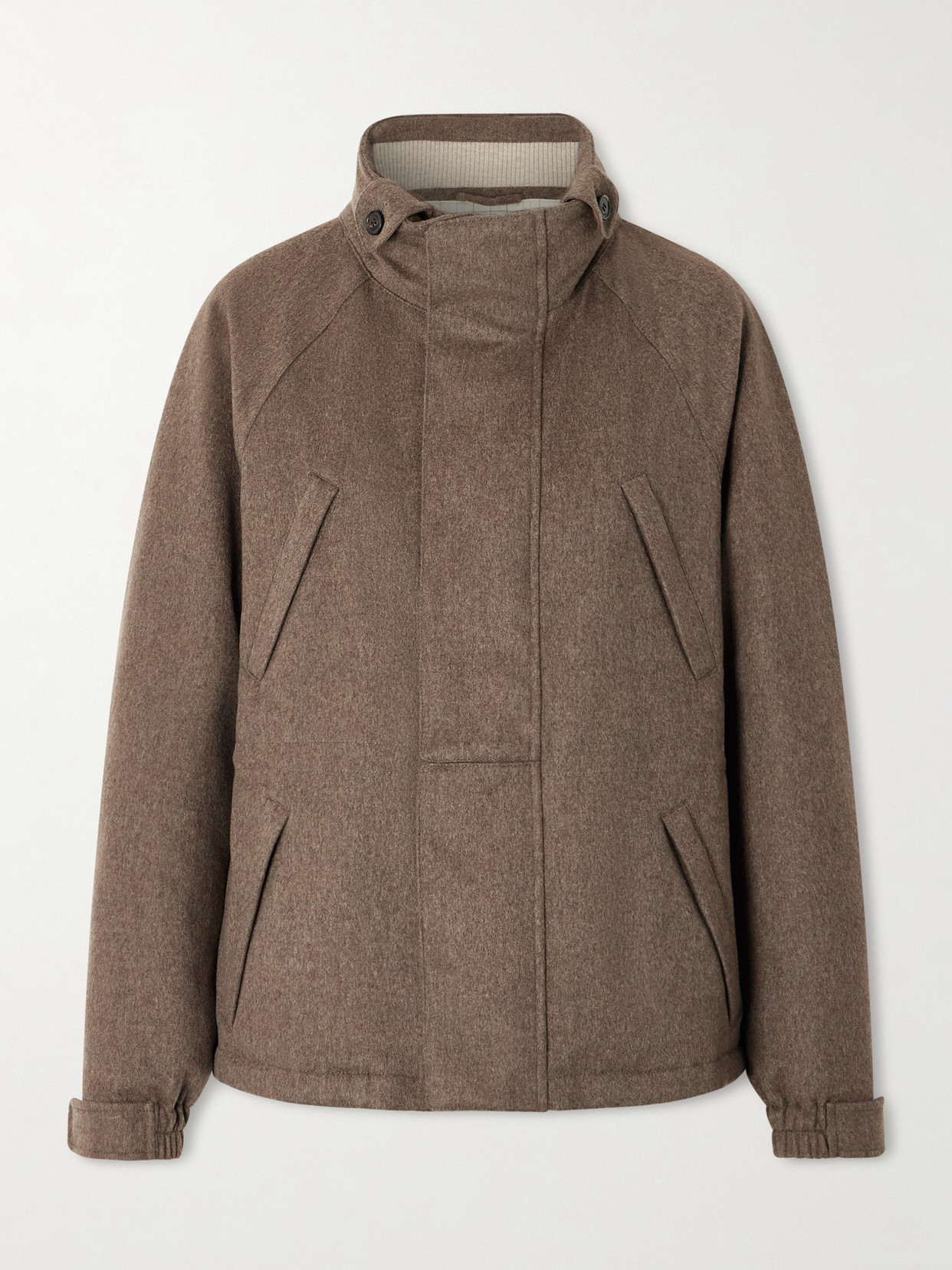 Loro Piana Cashmere Jacket In Brown