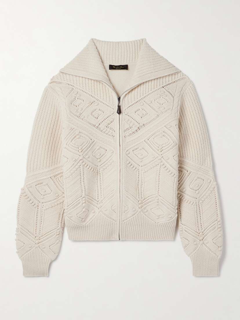 Loro Piana Cashmere Zip-up Cardigan