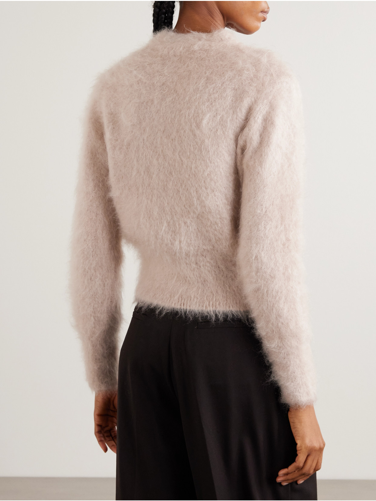 Loro Piana Mohair And Cashmere-blend Sweater In Neutral