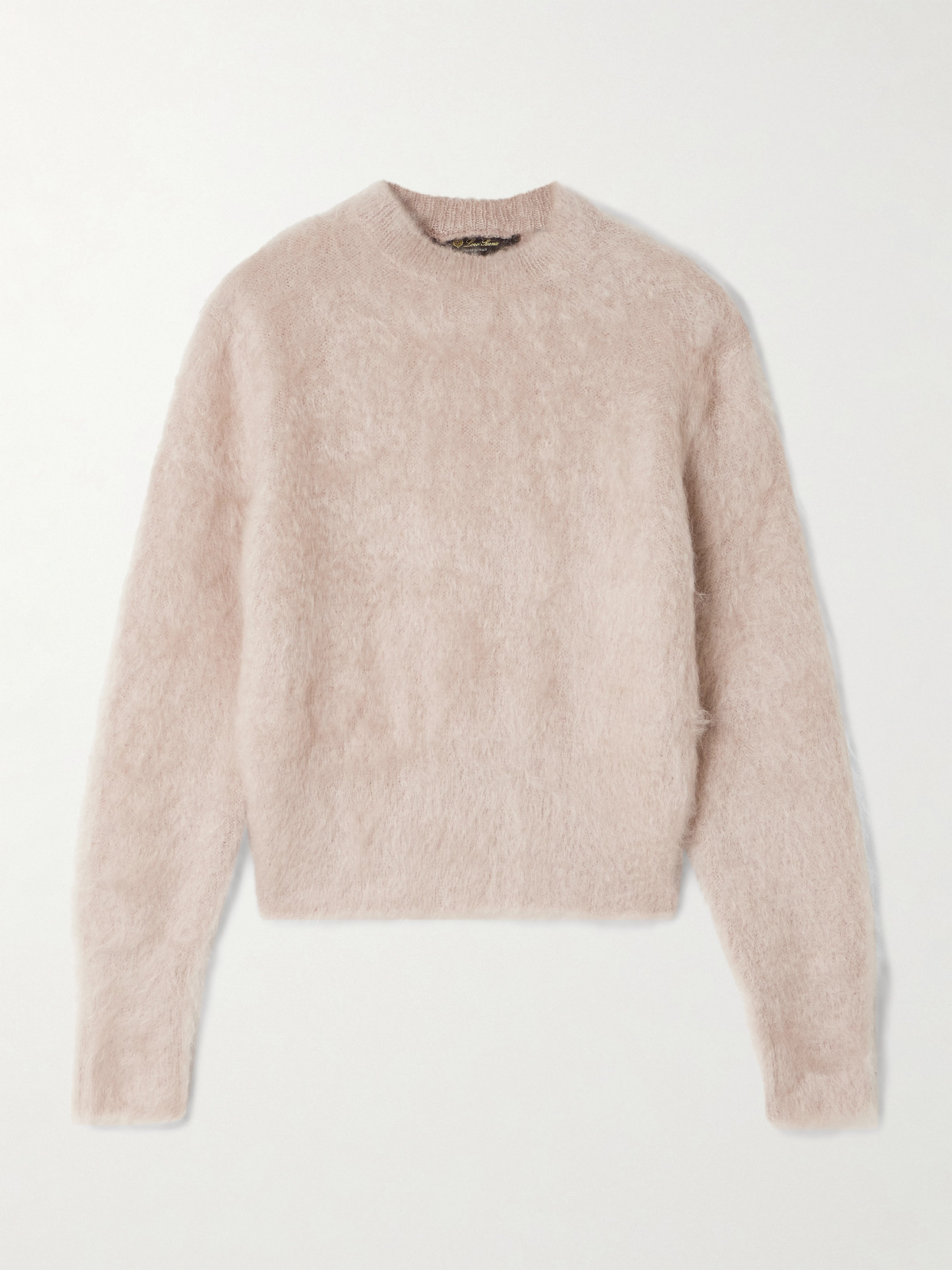Loro Piana Mohair And Cashmere-blend Sweater In Neutral