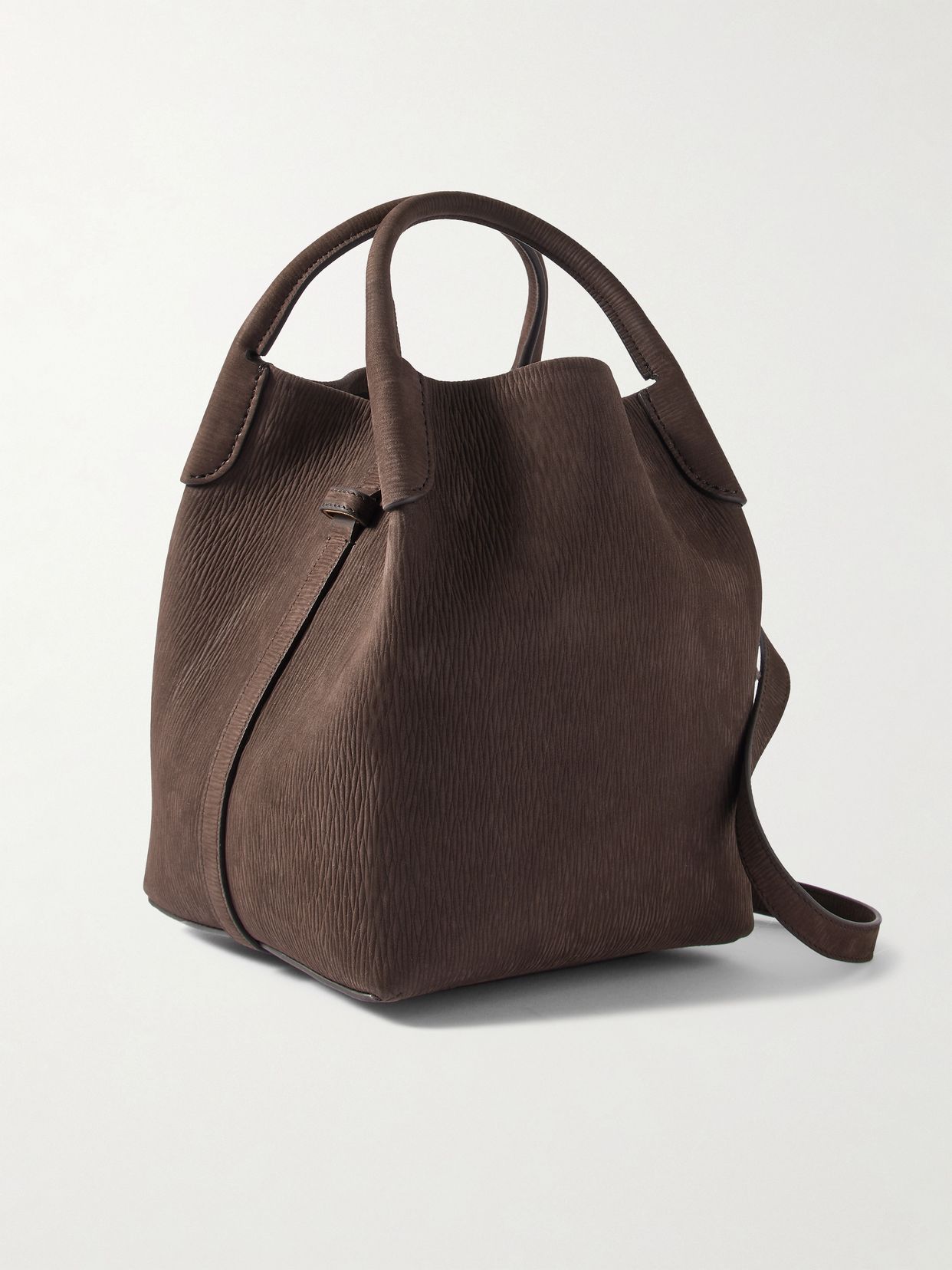 bale small textured suede shoulder bag