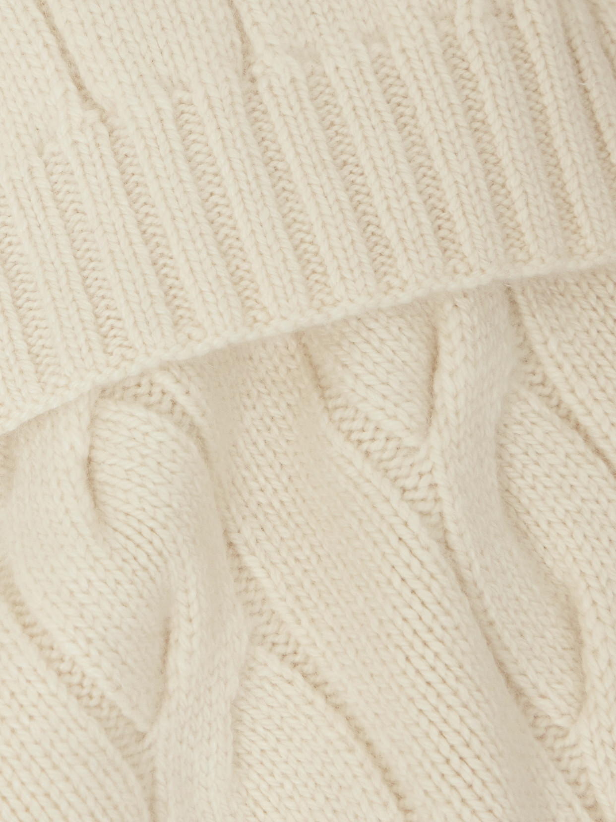 Loro Piana Cable-knit Cashmere Scarf In Neutral