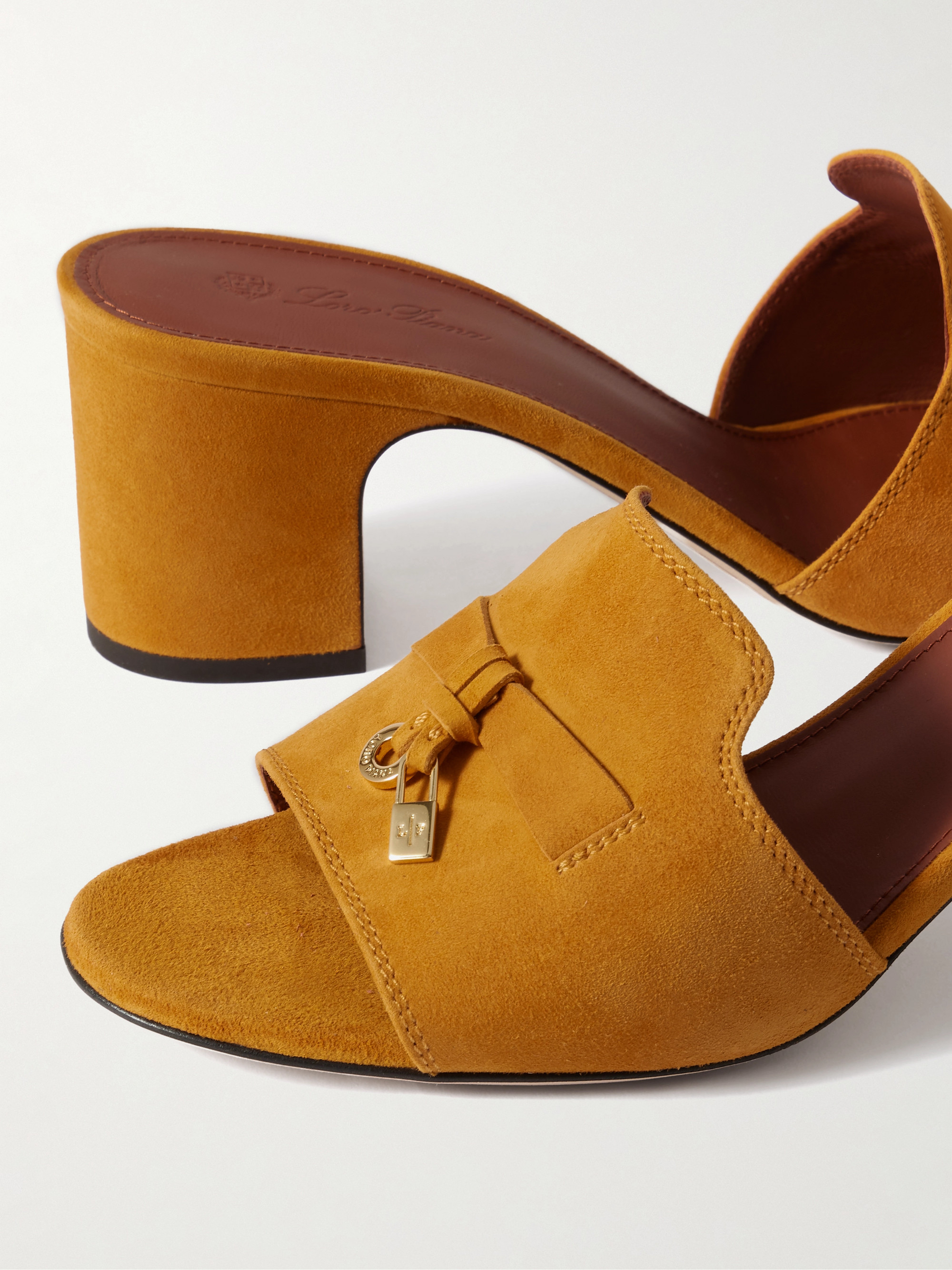 Summer Charms embellished suede mules — Image 8