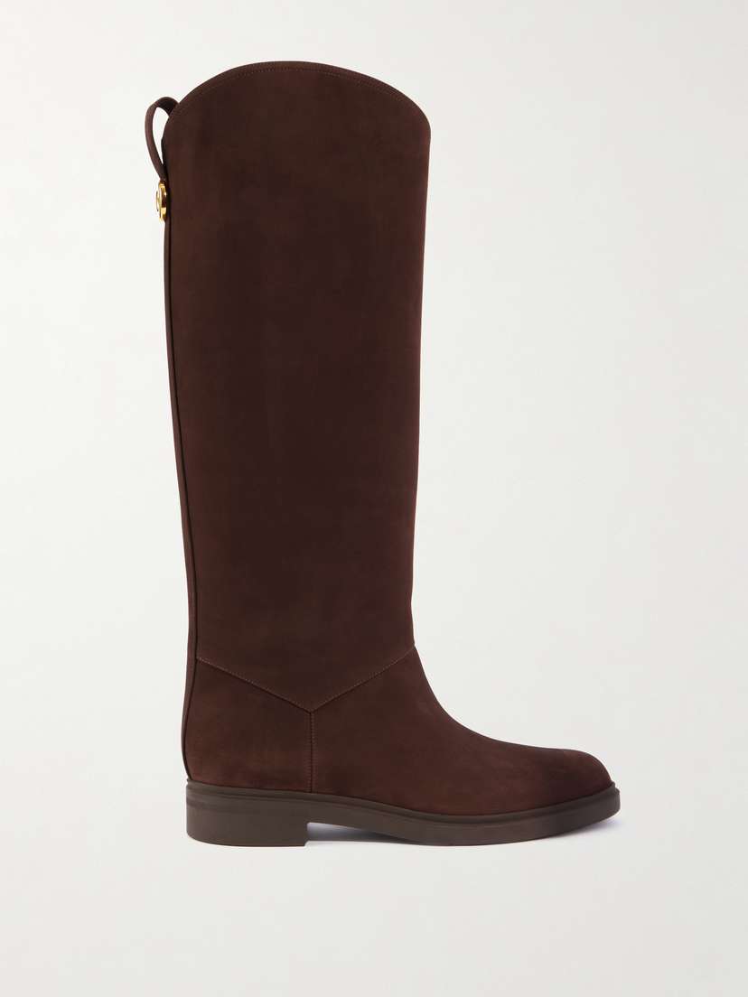 Loro Piana Kilda Nubuck Knee Boots