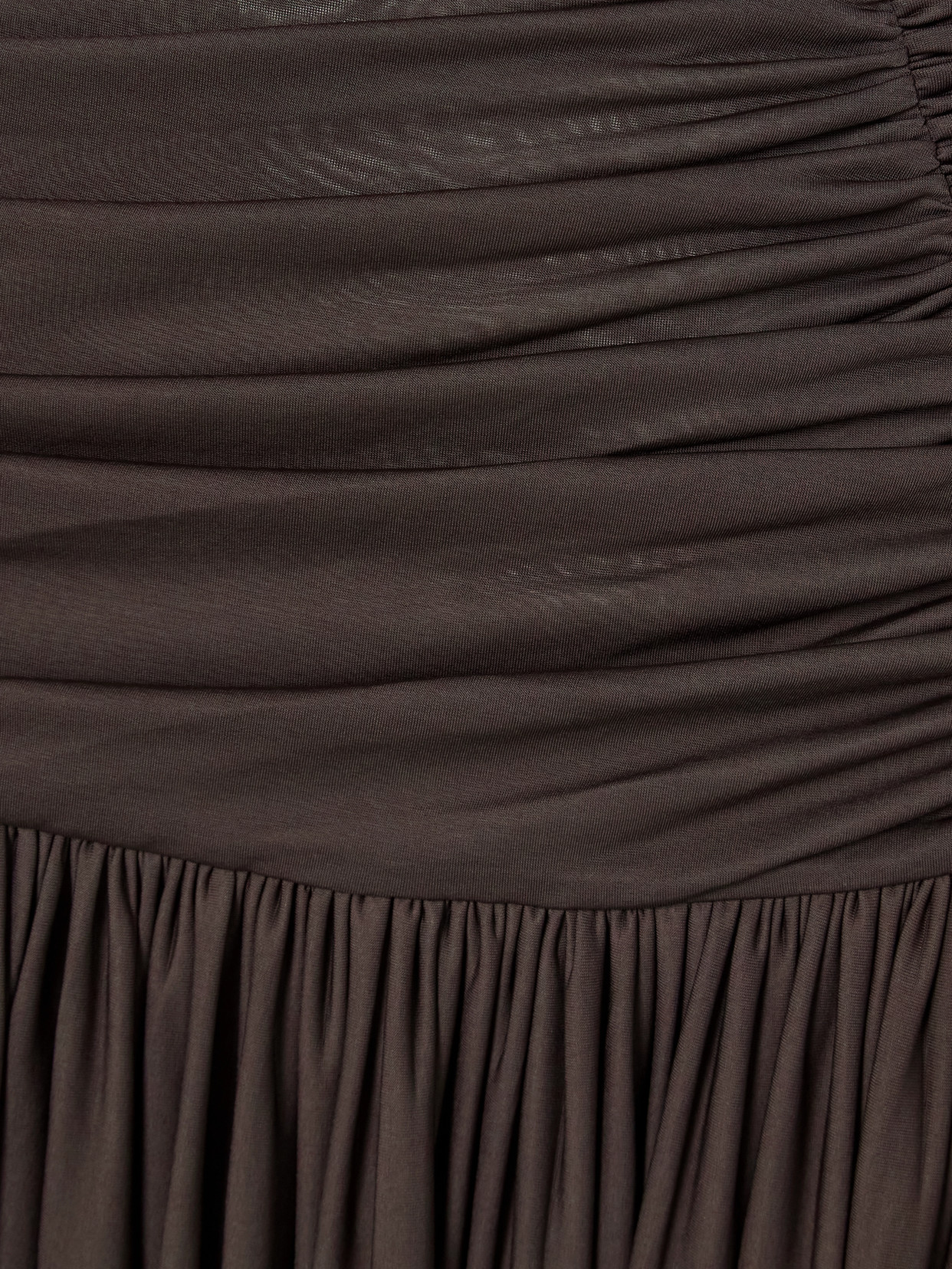 Orion Ruched Gathered Jersey Maxi