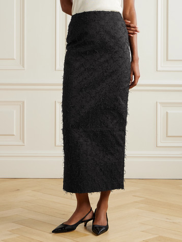 Destree Monica fil coupé organic cotton midi skirt