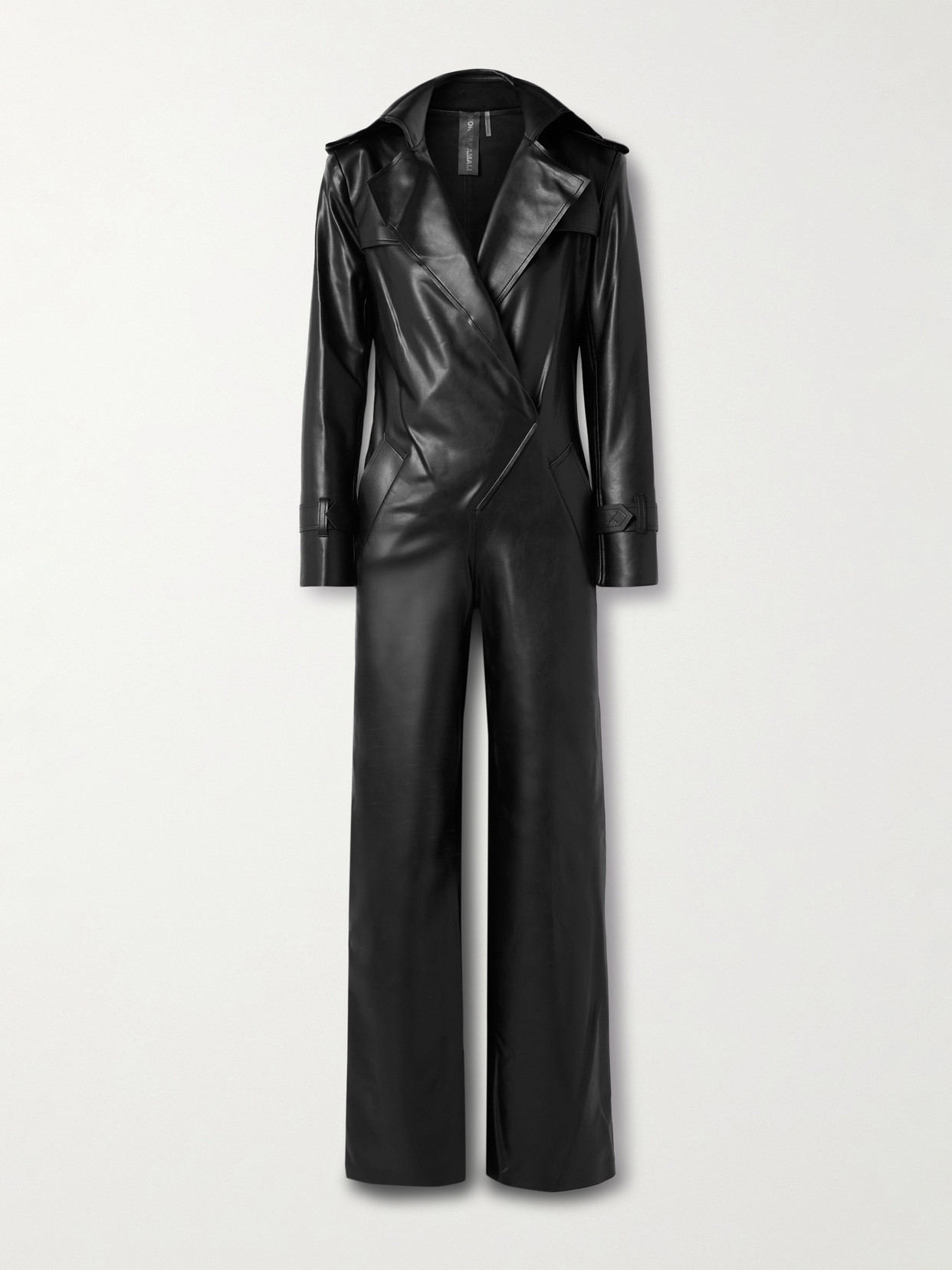 Norma Kamali Double-breasted Jumpsuit In Black