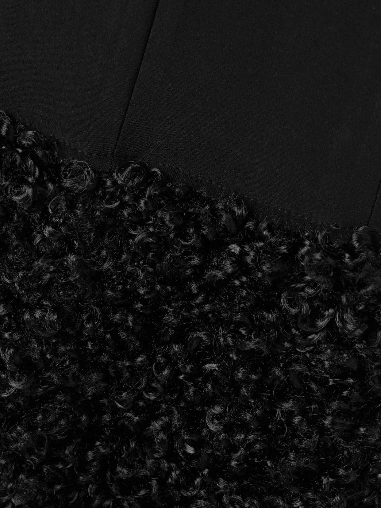 Norma Kamali Stretch-jersey And Chenille Flared Leggings In Black