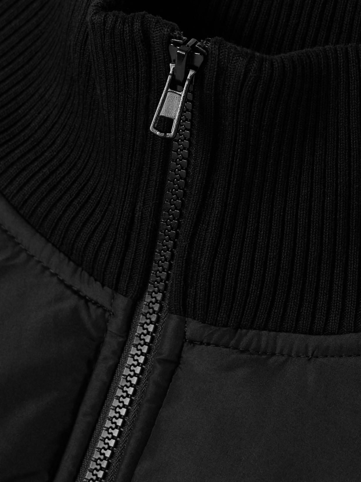 Oversized Padded Shell Bomber Jacket