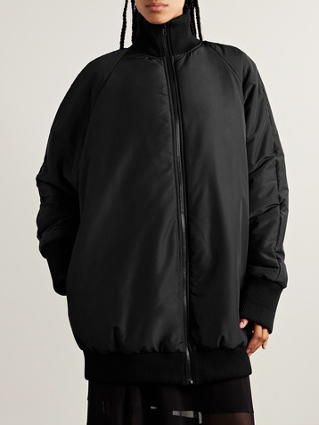 Norma Kamali Oversized padded shell bomber jacket
