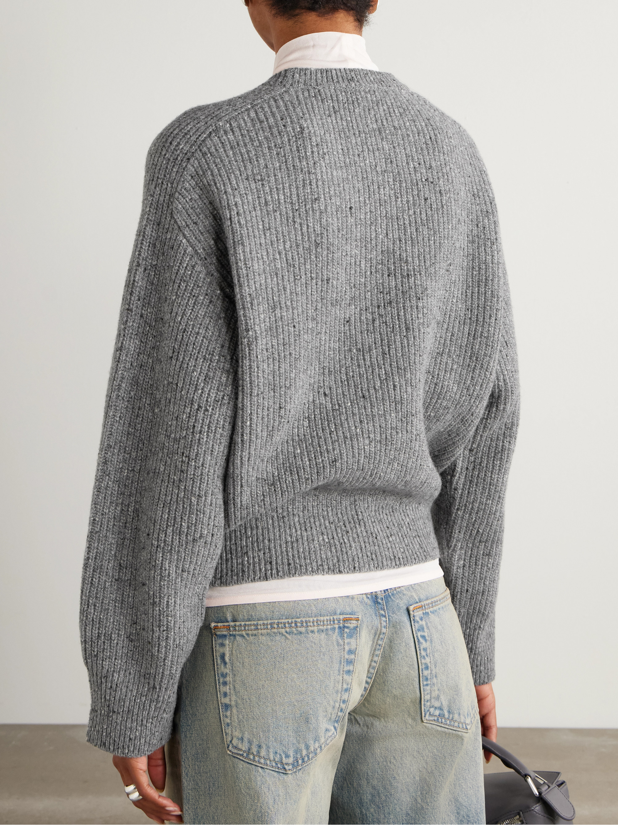SLVRLAKE Florence ribbed merino wool sweater thumbnail