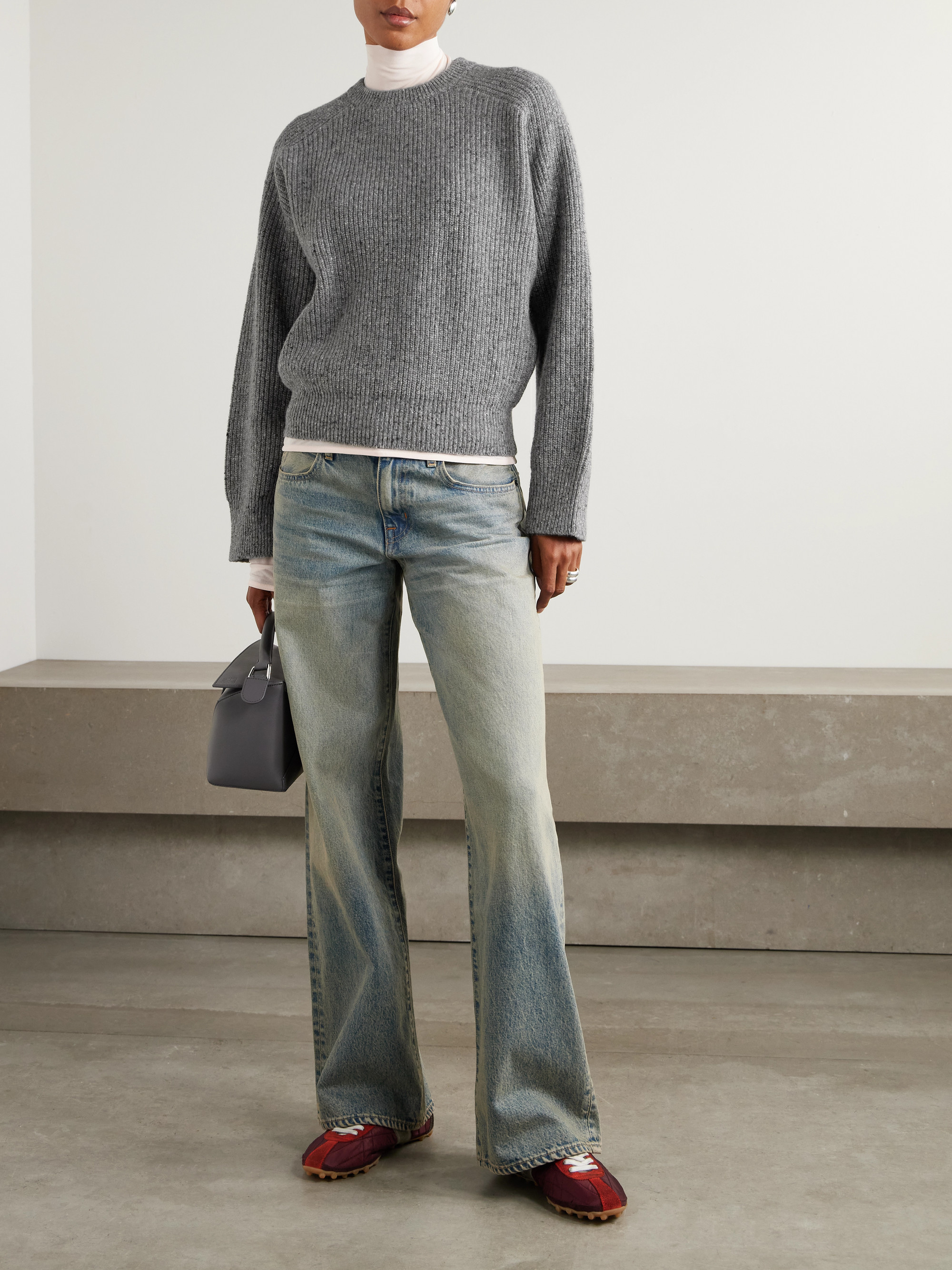 SLVRLAKE Florence ribbed merino wool sweater