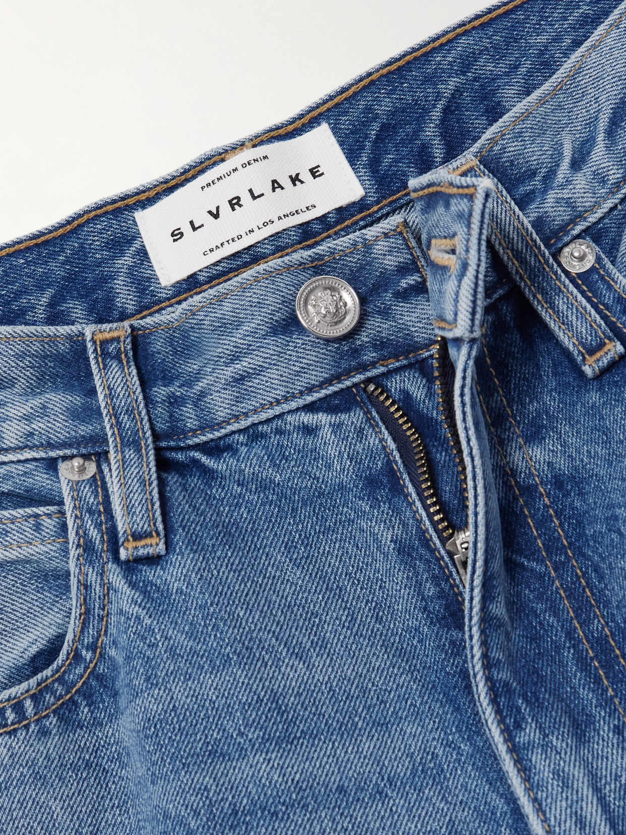 Slvrlake Cassie High-rise Barrel-leg Jeans In Blue