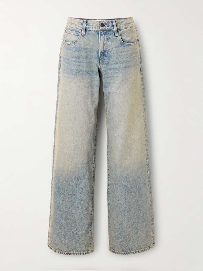 SLVRLAKE Mica Low-rise Wide-leg Jeans