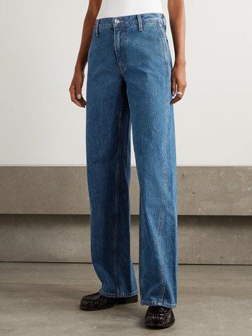 SLVRLAKE Cassie high-rise wide-leg jeans