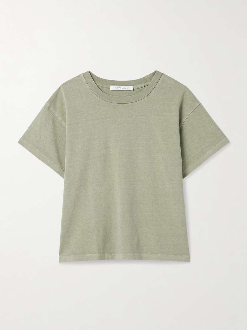 SLVRLAKE Square Cotton-jersey T-shirt