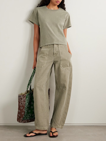 SLVRLAKE Square cotton-jersey T-shirt