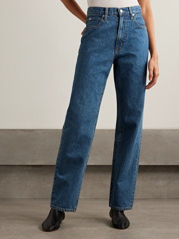 SLVRLAKE London high-rise straight-leg jeans