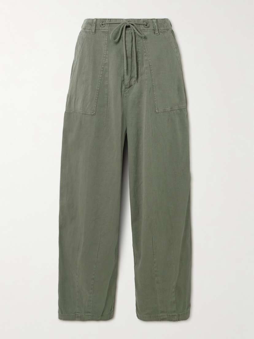 James Perse Cotton-blend Tapered Pants