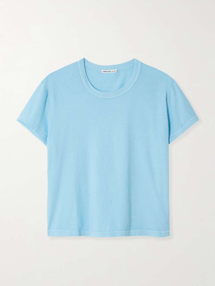 James Perse Cropped Cotton-jersey T-shirt