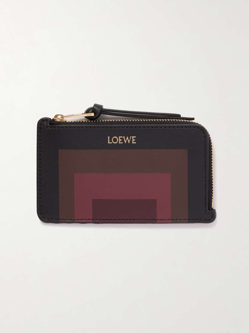 Loewe + Josef Albers Printed Leather Cardholder