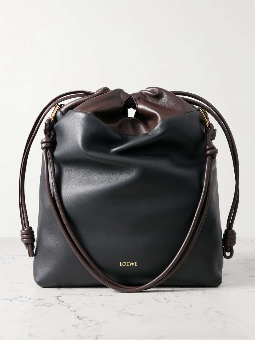 Loewe Flamenco Two-tone Leather Tote