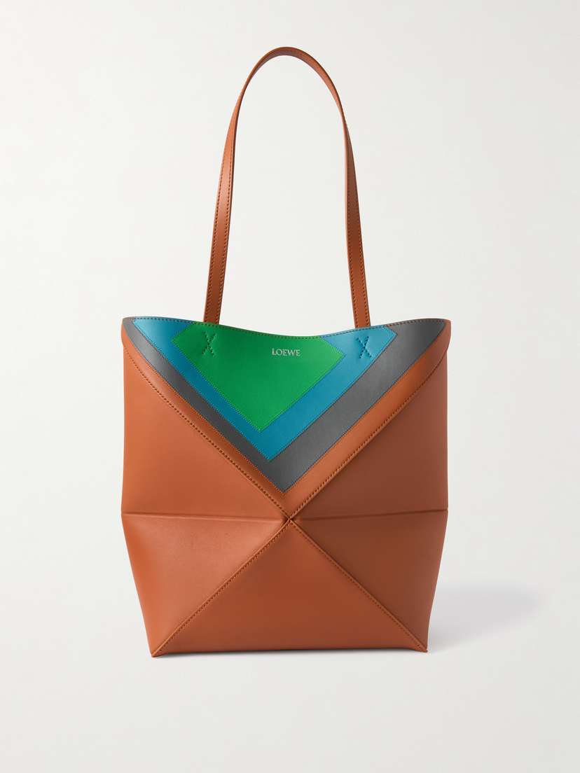 Loewe Puzzle Fold Convertible Medium Leather Tote