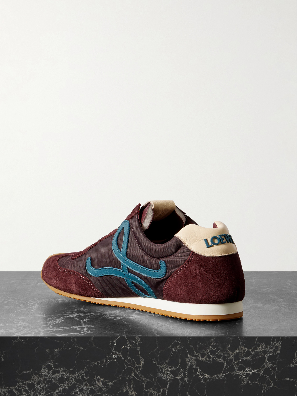Ballet Runner 2.0 Logo-Appliquéd Shell, Suede And Sneakers