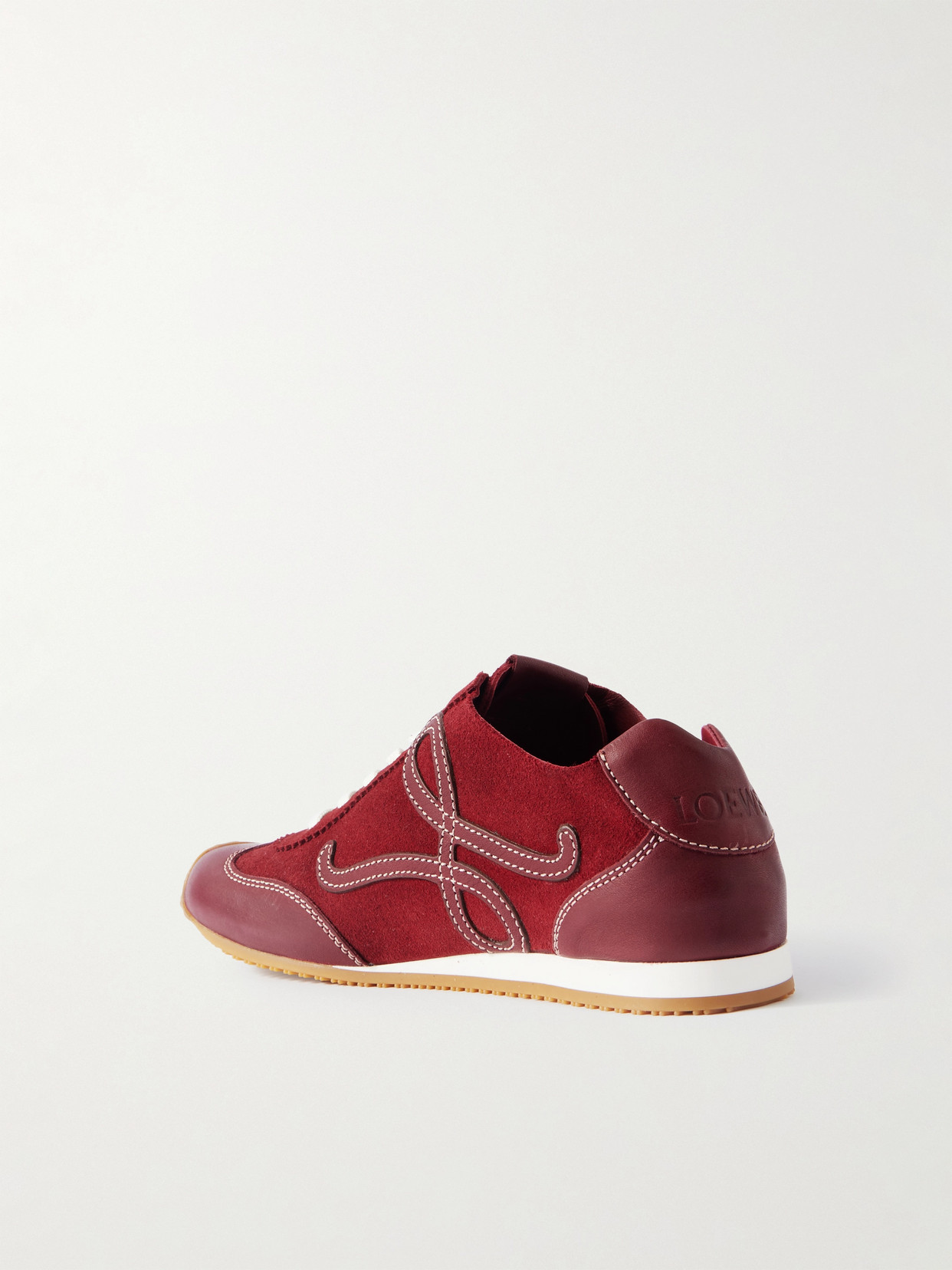 Ballet Runner 2.0 Logo-Appliquéd Leather And Sneakers