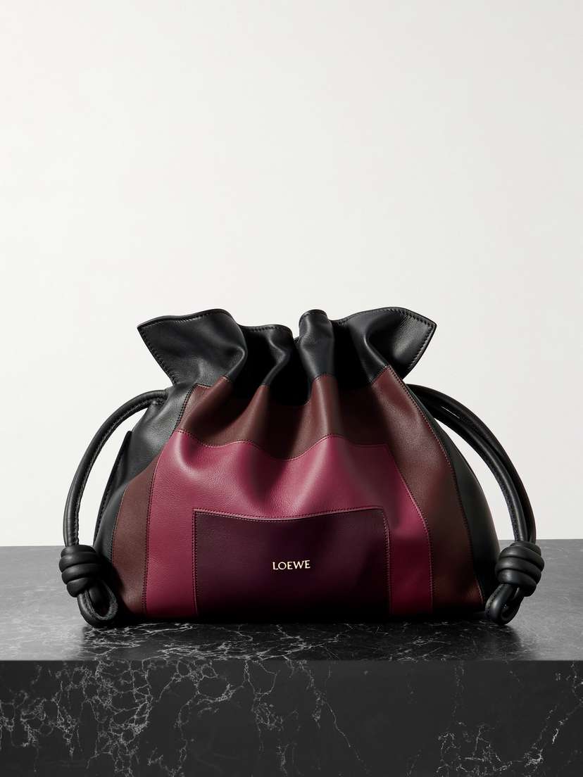 Loewe Flamenco Leather Clutch