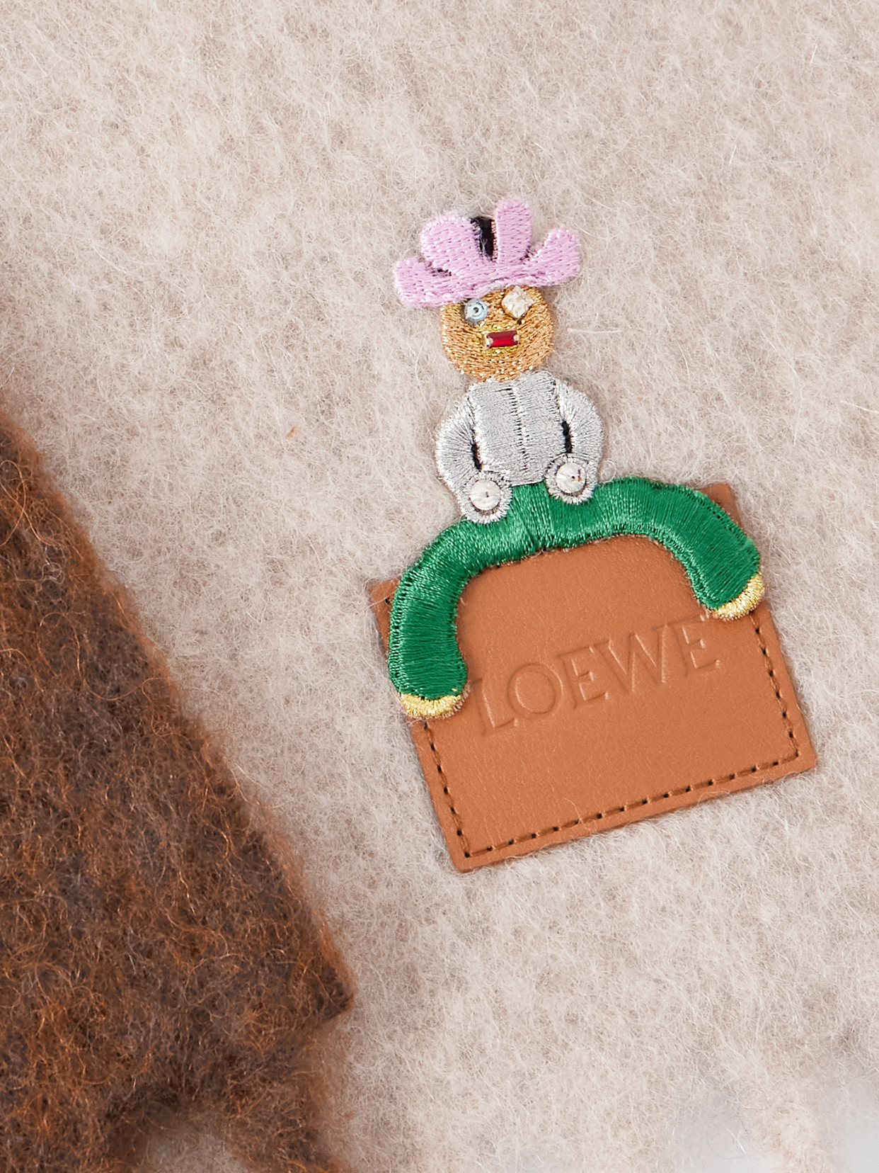 Loewe Scarf In Alpaca And Wool Blend For Woman In Multi