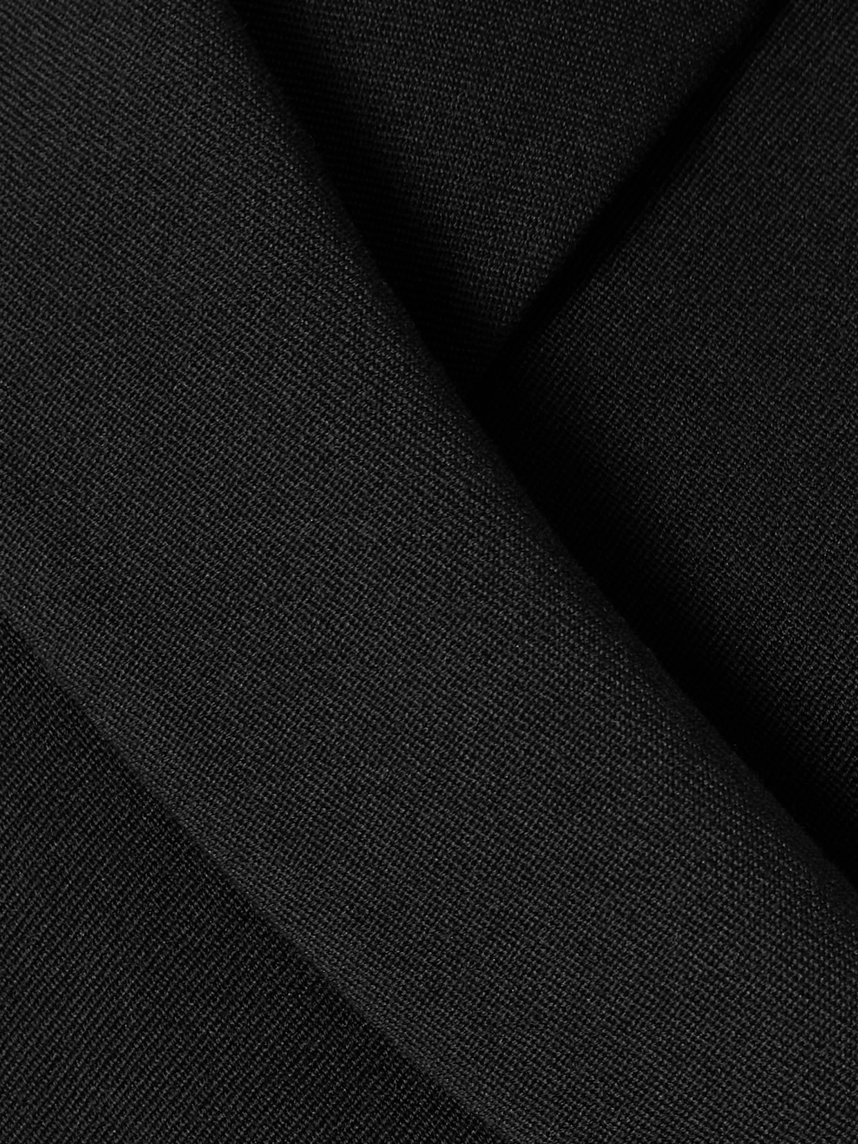 Calvin Klein Collection Mia Asymmetric Wool Blazer In Black