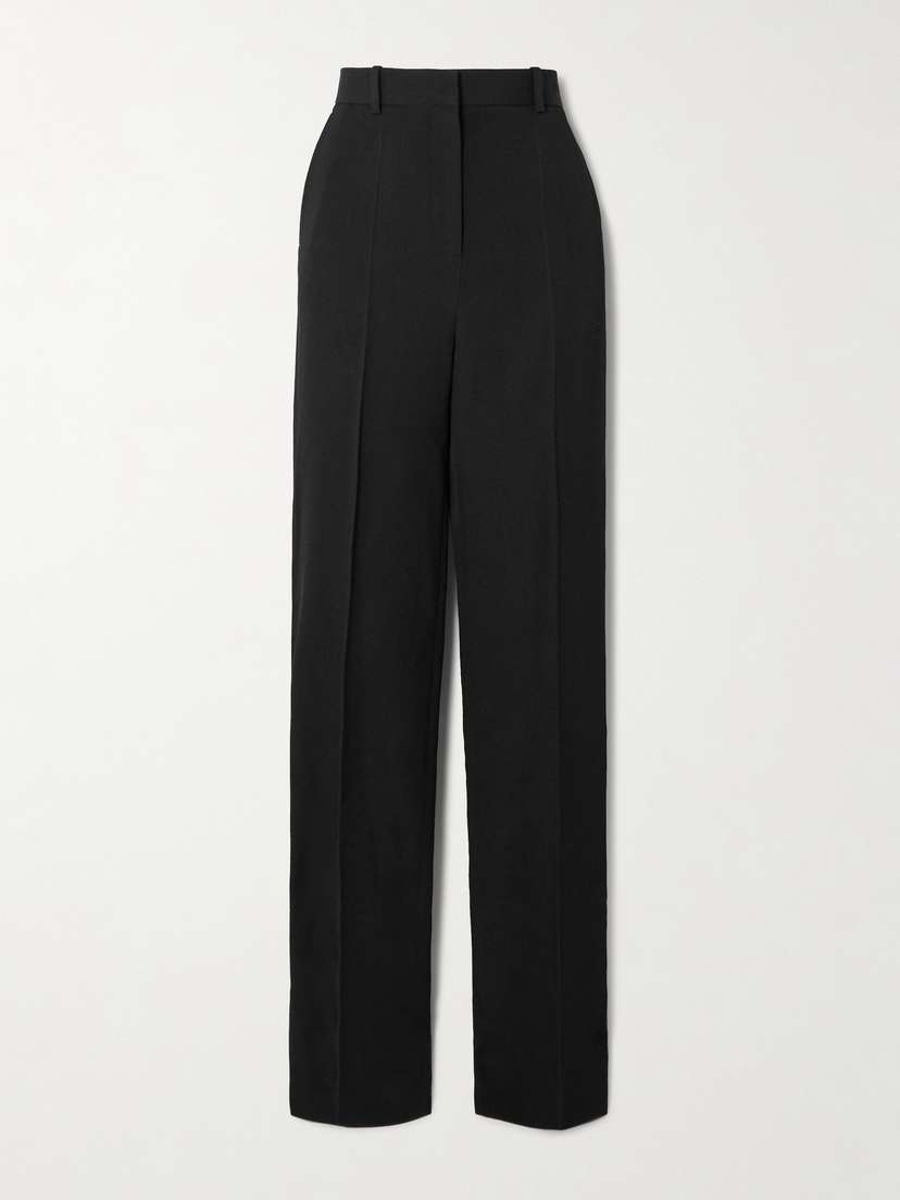 Calvin Klein Collection Lucia Wool Straight-leg Pants