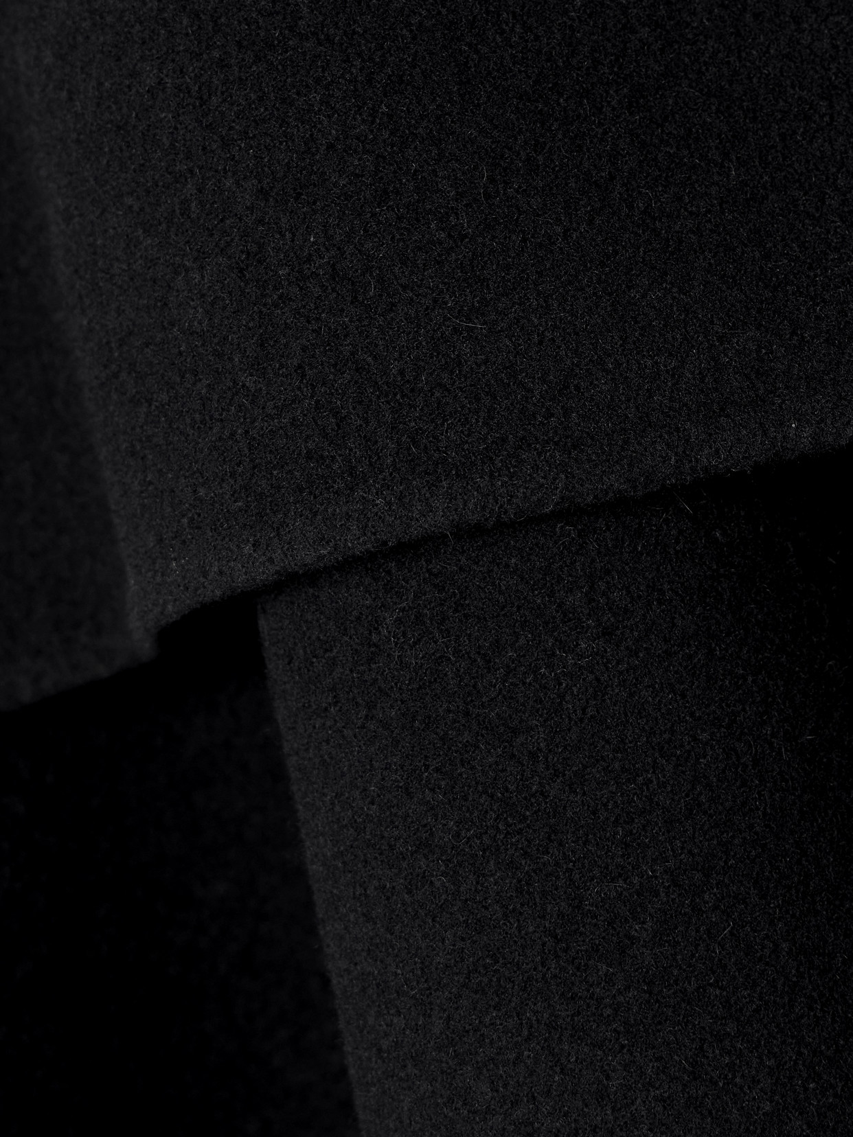 Calvin Klein Collection Taylor Wool And Cashmere-blend Cape In Black