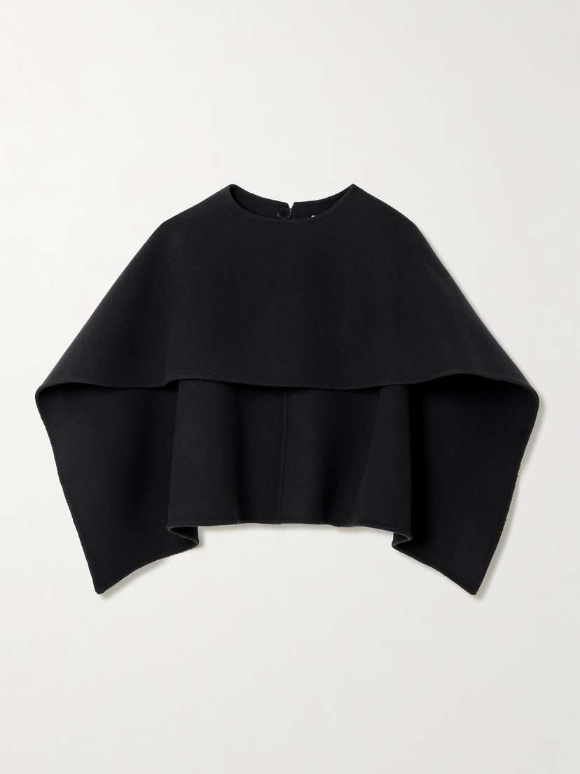 Calvin Klein Collection Taylor Wool And Cashmere-blend Cape