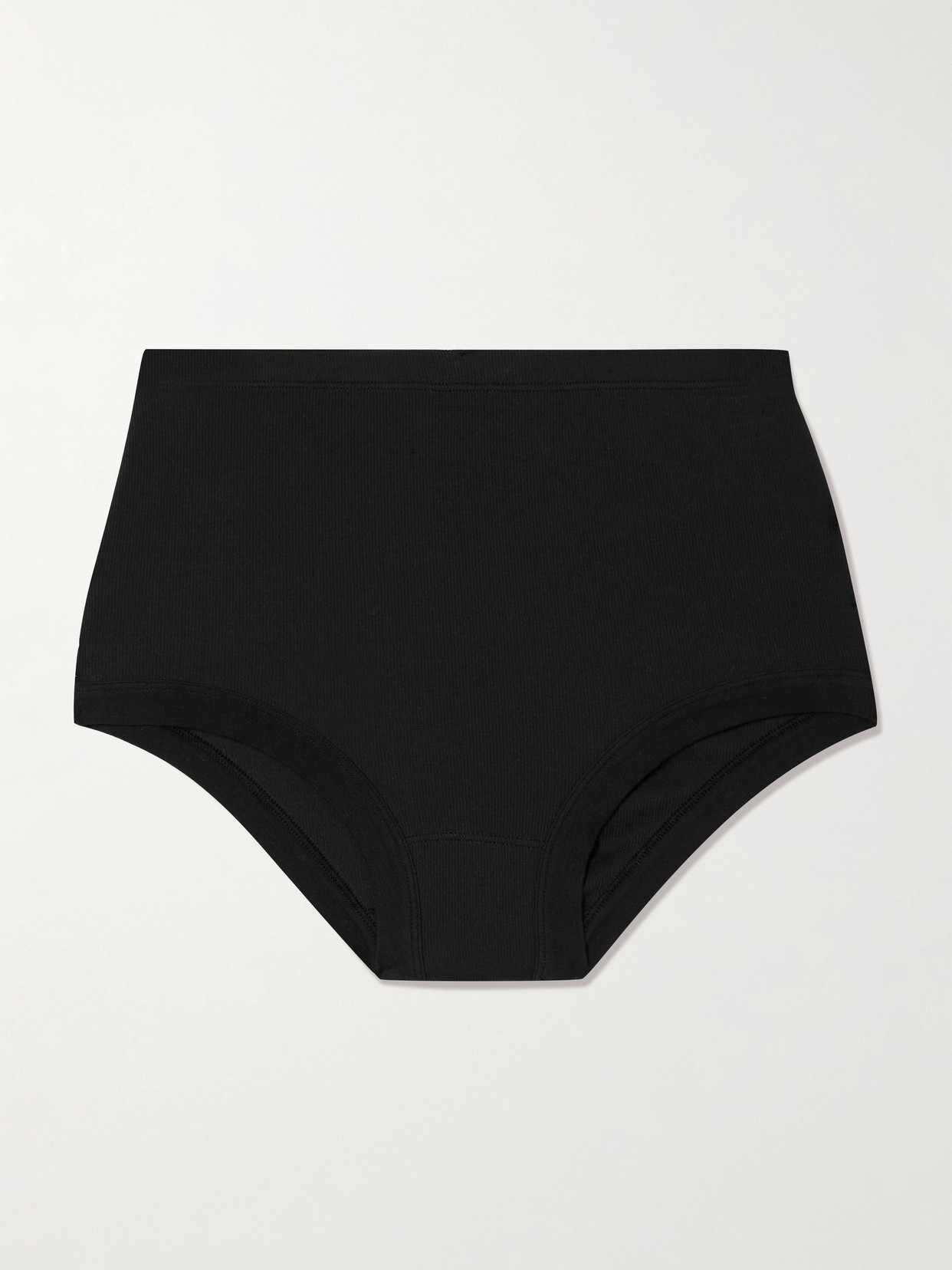 Calvin Klein Collection Tyra Stretch-cotton Briefs In Black