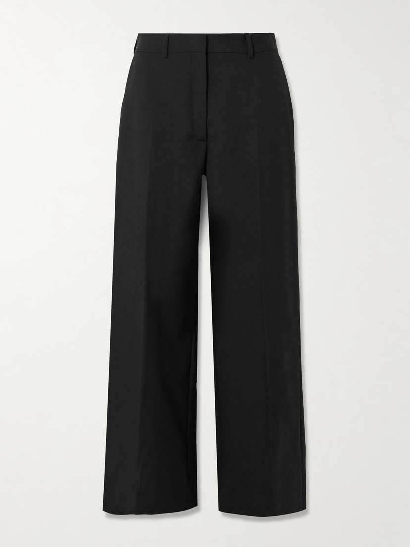 Calvin Klein Collection Simone Wool Wide-leg Pants