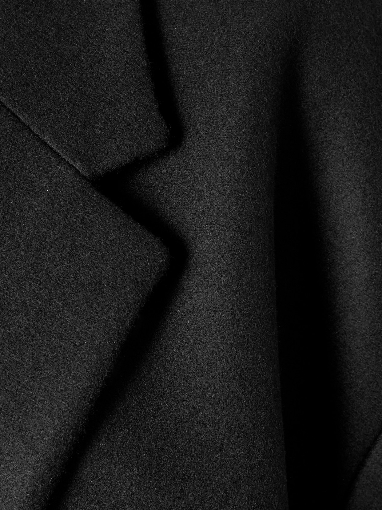 Calvin Klein Collection Beatrice Belted Wool And Cashmere-blend Coat In Black