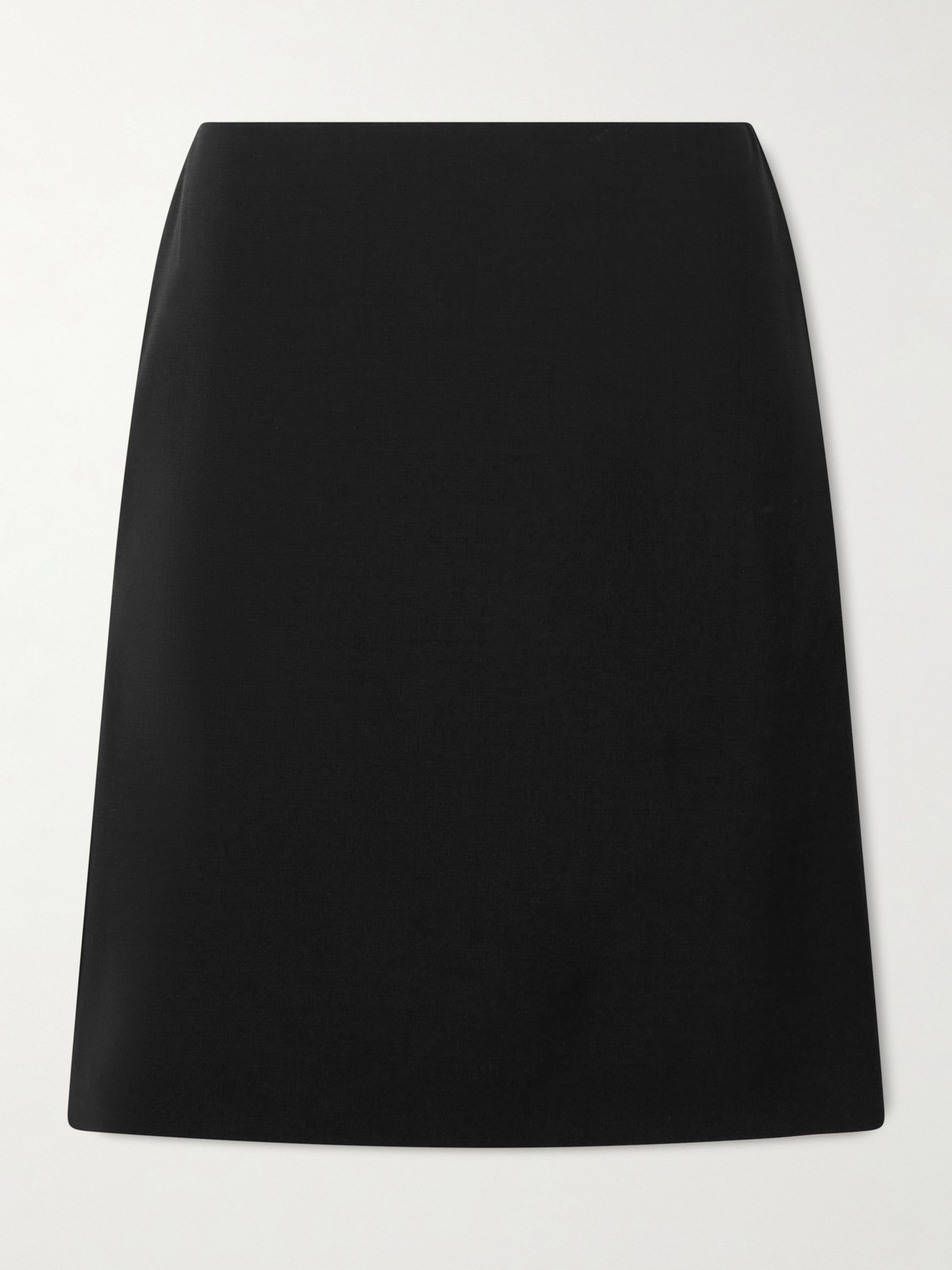 Calvin Klein Collection Luna Satin Skirt In Black