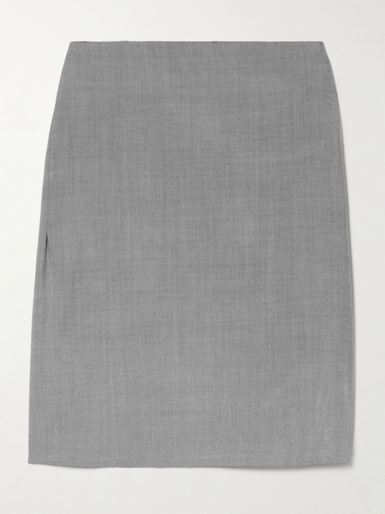 Calvin Klein Collection Luna Wool Skirt In Gray