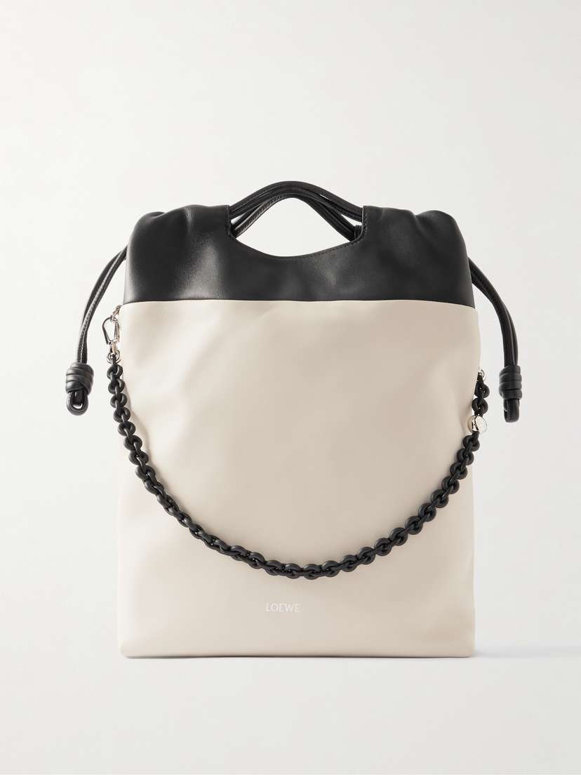 Loewe Flamenco Two-tone Leather Tote