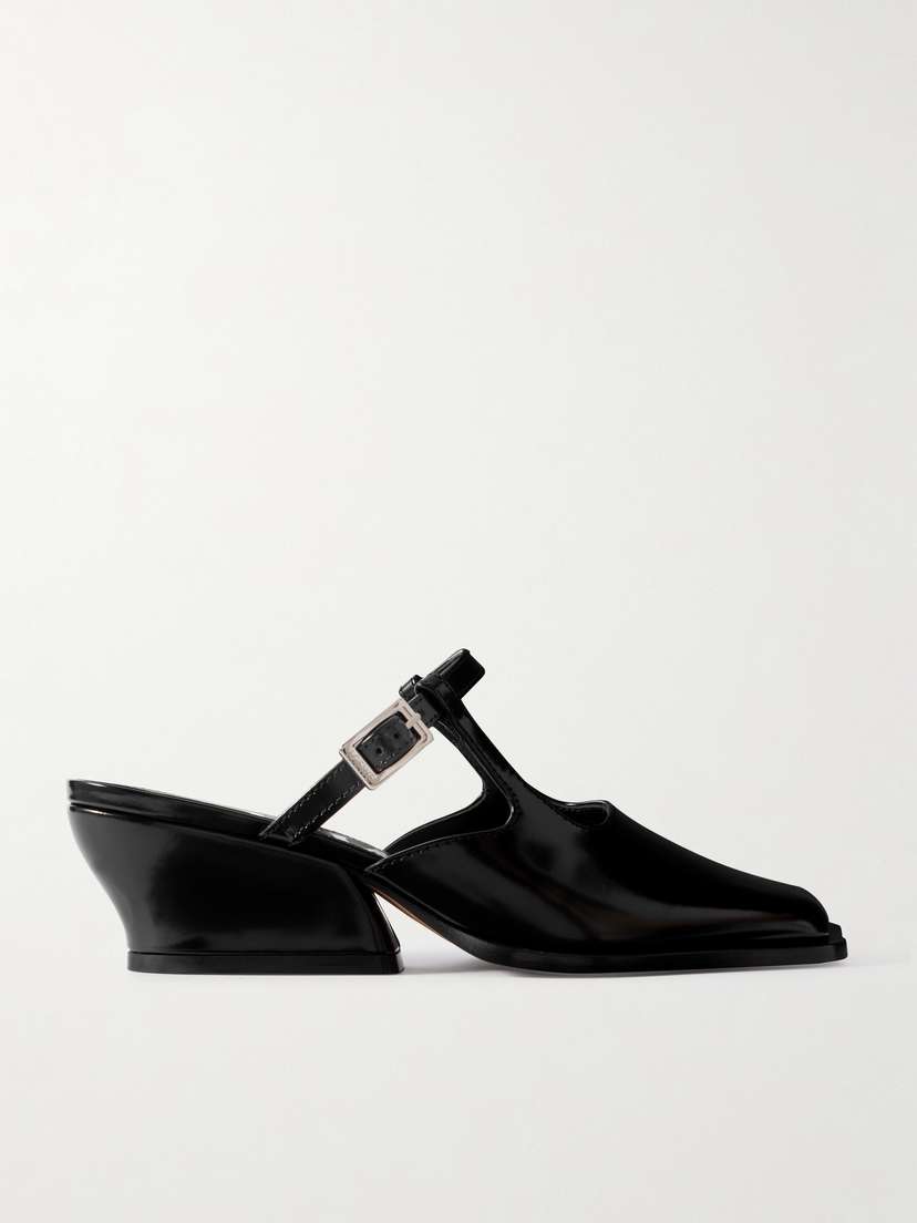 Loewe Onda Leather Mules