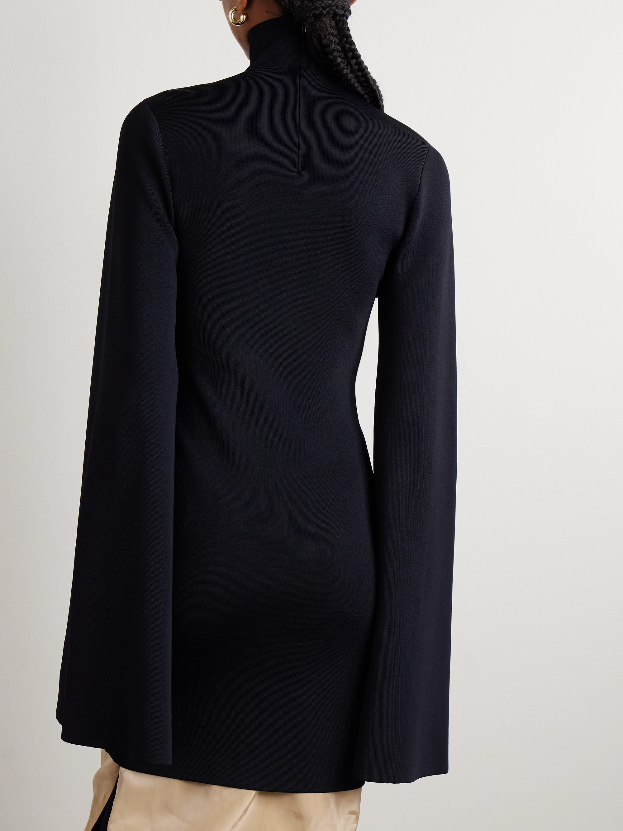 Calvin Klein Collection Annie stretch-knit mock-neck mini dress