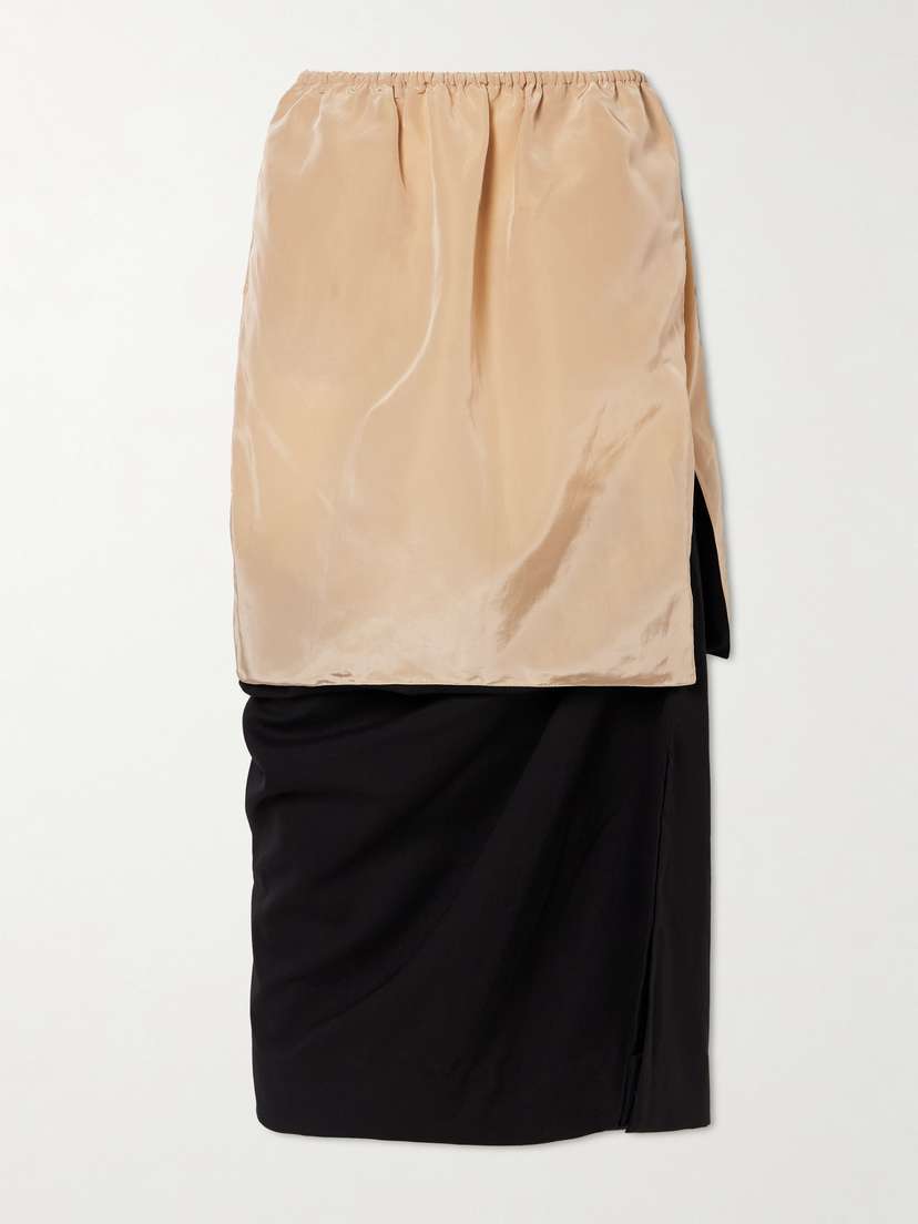 Calvin Klein Collection Tyler Wool Midi Skirt