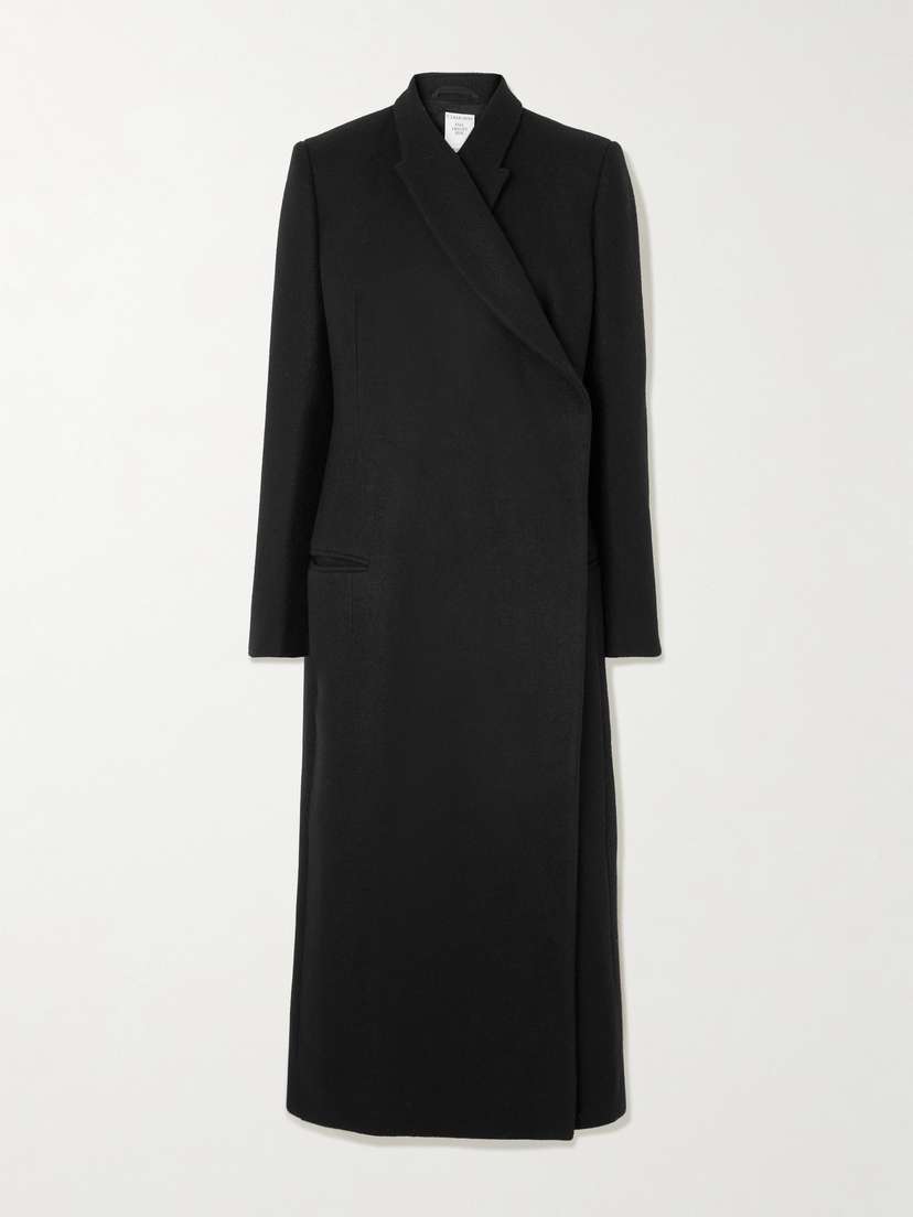 Calvin Klein Collection Freya Wool And Silk-blend Coat